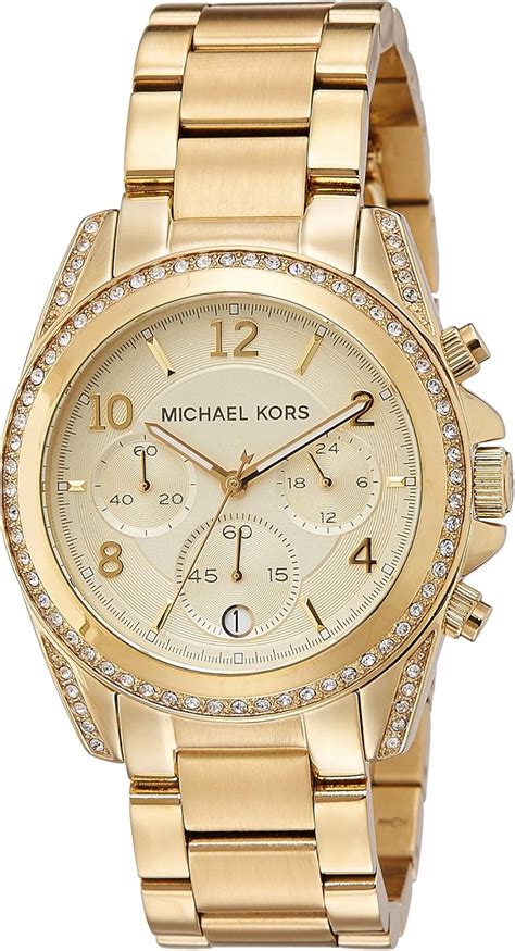 reloj michael kors mujer dorado digital|relojes de mujer michael kors.